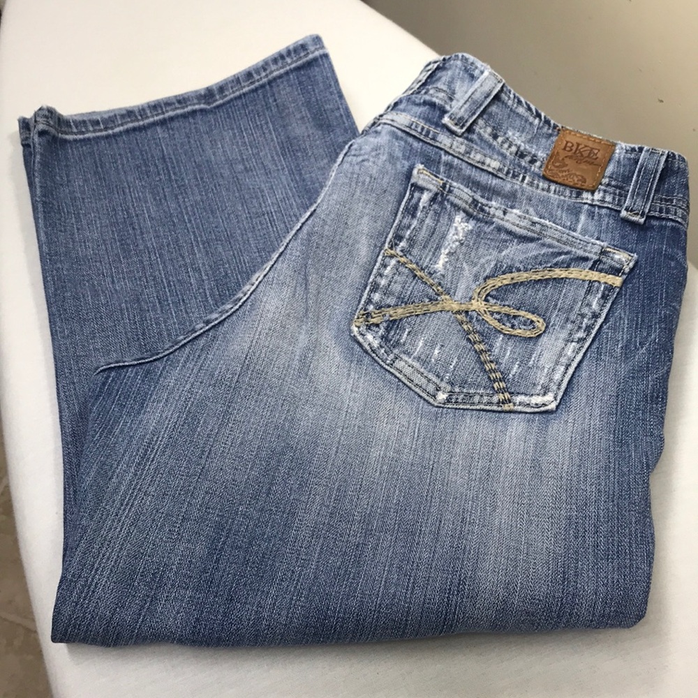 BKE denim cropped jeans